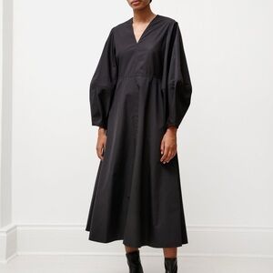 Studio Nicholson Black V-Neck Dress EUC 0/XS